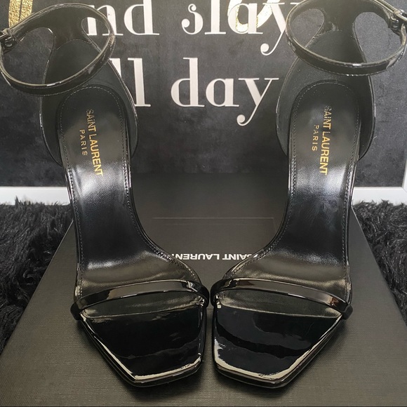 SOLD Saint Laurent- Opyum 110mm YSL heel sandals - Picture 7 of 14
